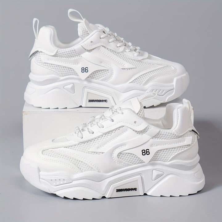 Stilla | Plateau-sneaker i mesh