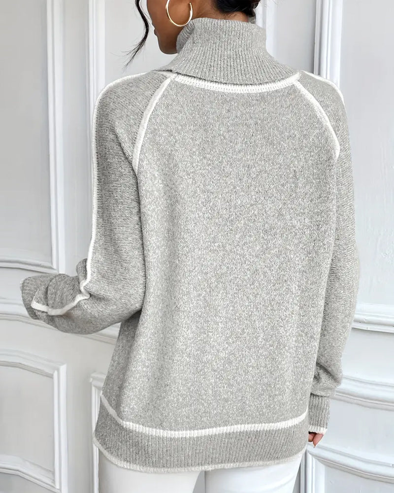 Stilla | Rullekrave Moderigtig Kontrastfarve