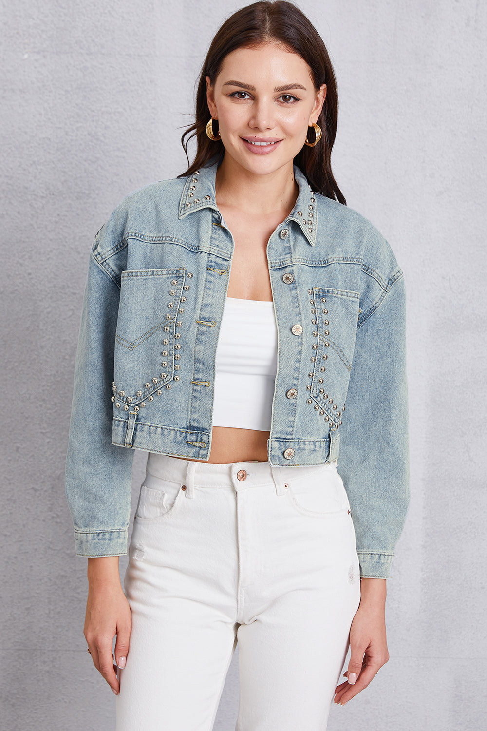 Stilla | Dropped Shoulder Denim Jakke