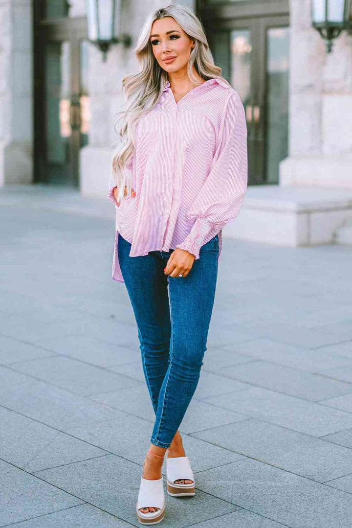Stilla | Lantern Sleeve Krave Skjorte