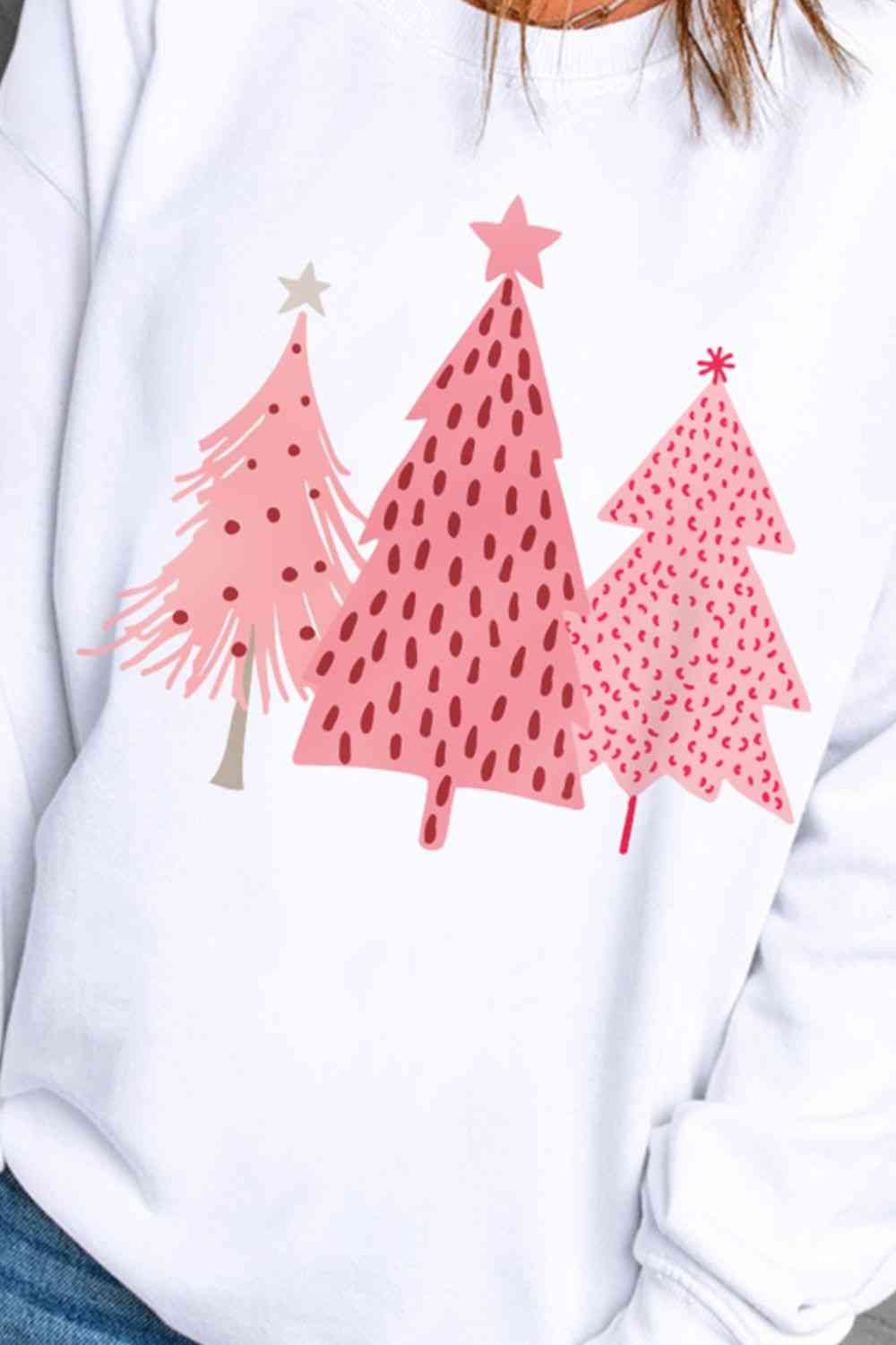 Stilla | Træ Grafik Langærmet Sweatshirt