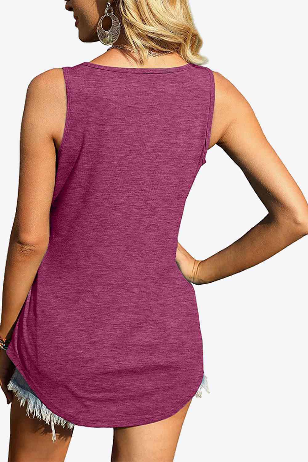 Stilla | Hem Square Neck Tank