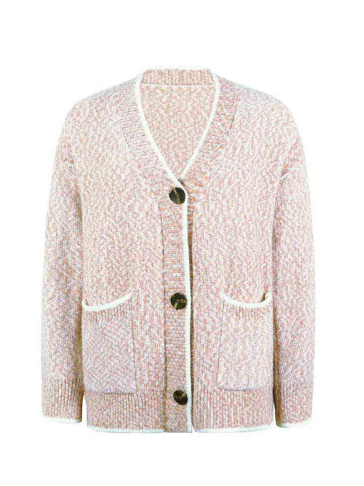 Stilla | Down V-hals Cardigan Med Lommer