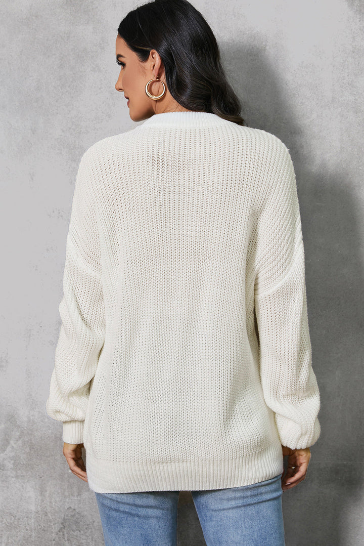 Stilla | Broderi Langærmet Sweater