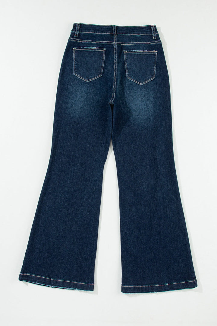 Stilla | Bred Ben Jeans med Lommer