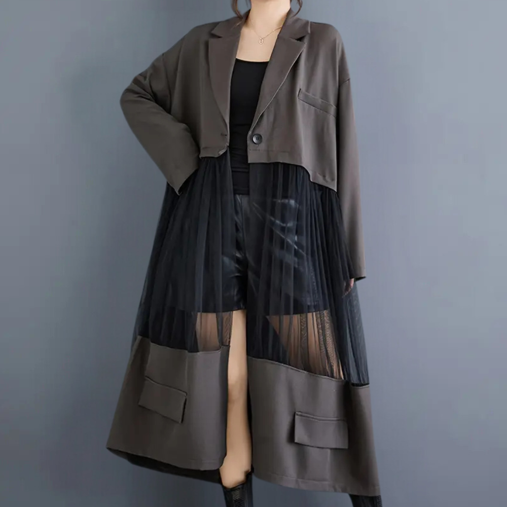 Stilla | Moderigtigt Løs Trench Coat til Kvinder