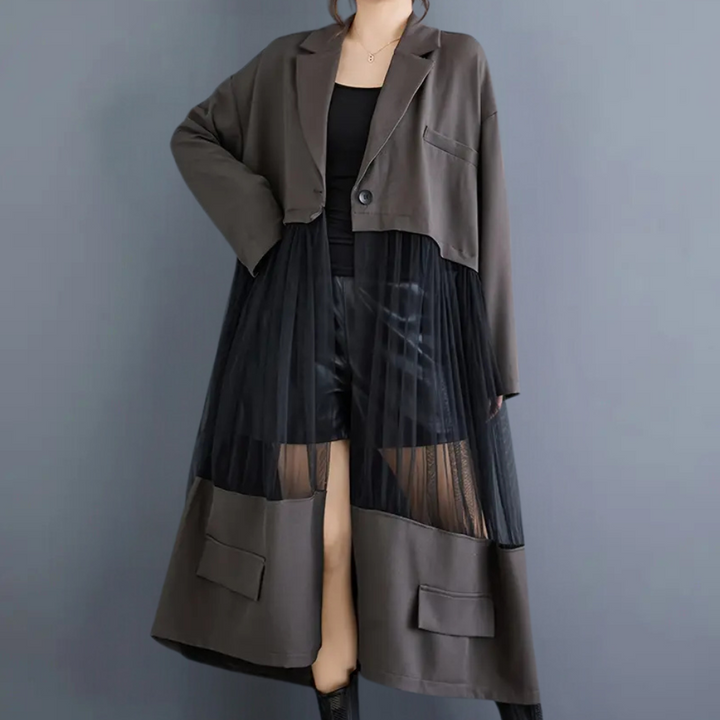 Stilla | Moderigtigt Løs Trench Coat til Kvinder
