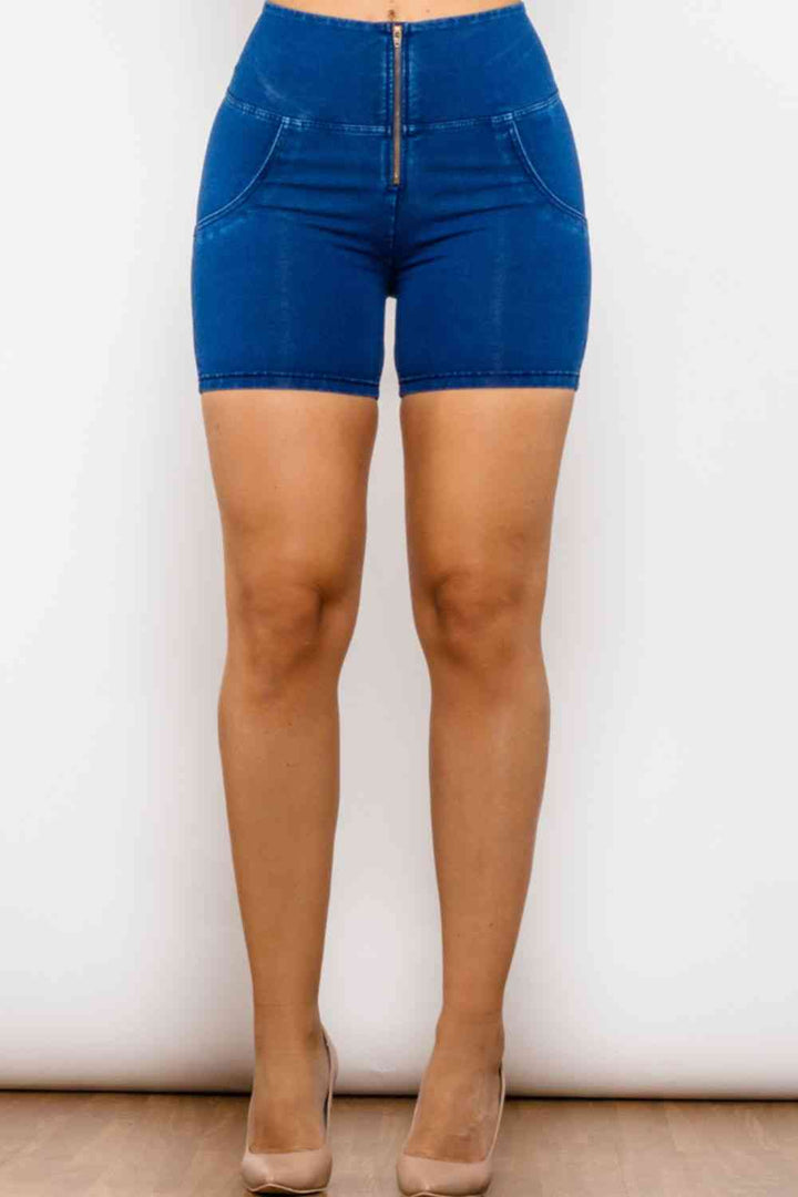 Stilla | Størrelse Lynlås Lukning Denim Shorts