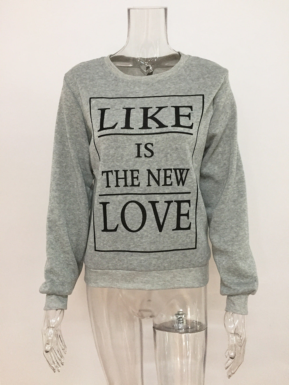 Kvinders sweatshirt med kreativ skrift og afslappet pasform Stilla