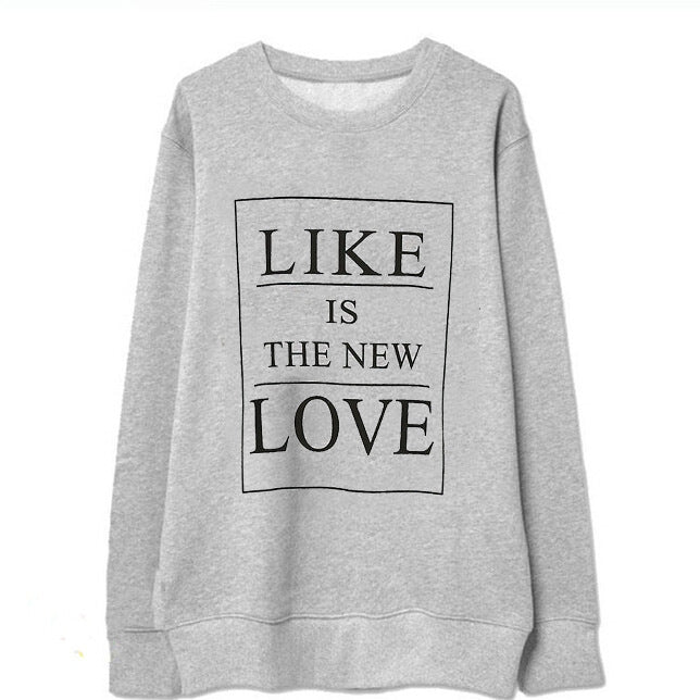 Kvinders sweatshirt med kreativ skrift og afslappet pasform Stilla