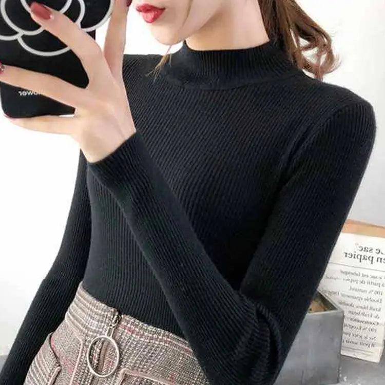 Stilla | Cozy Ribbet Uld Sweater til Kvinder