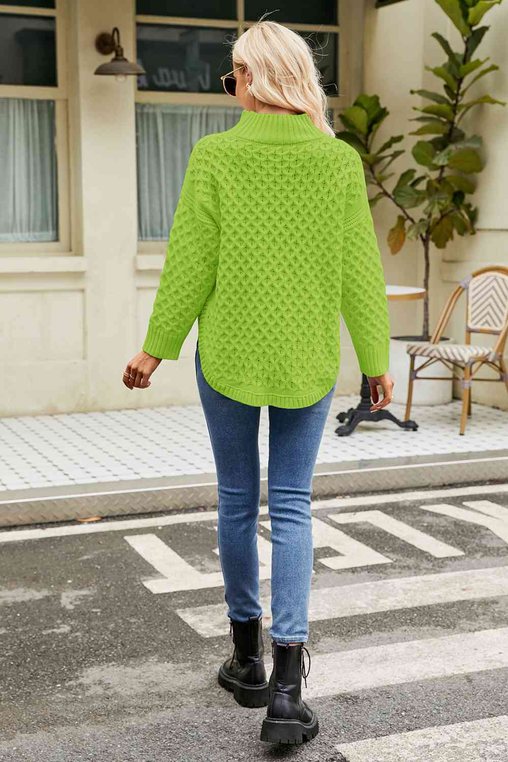 Stilla | Langærmet Mock Neck Sweater