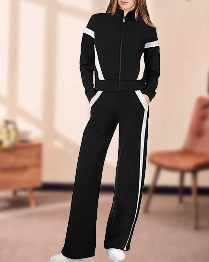 Stilla | Sæt med Sporty Casual Stil Egenskaber Fra Jakke og Bukser