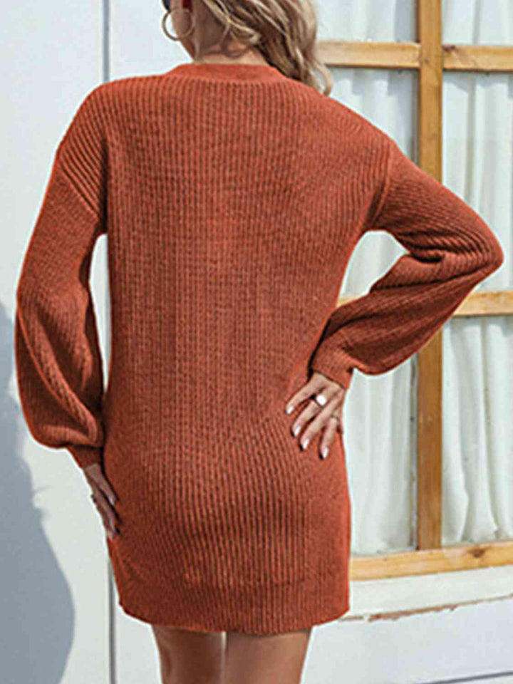 Stilla | V-hals Sweater Kjole