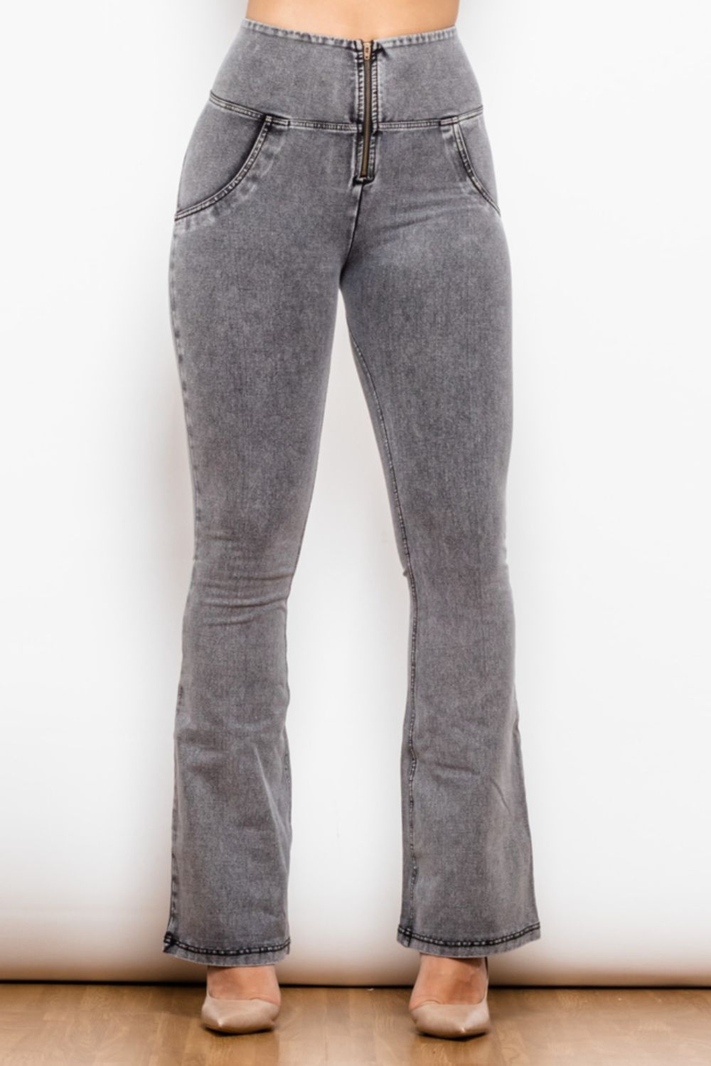 Stilla | Detalje Flare Lange Jeans