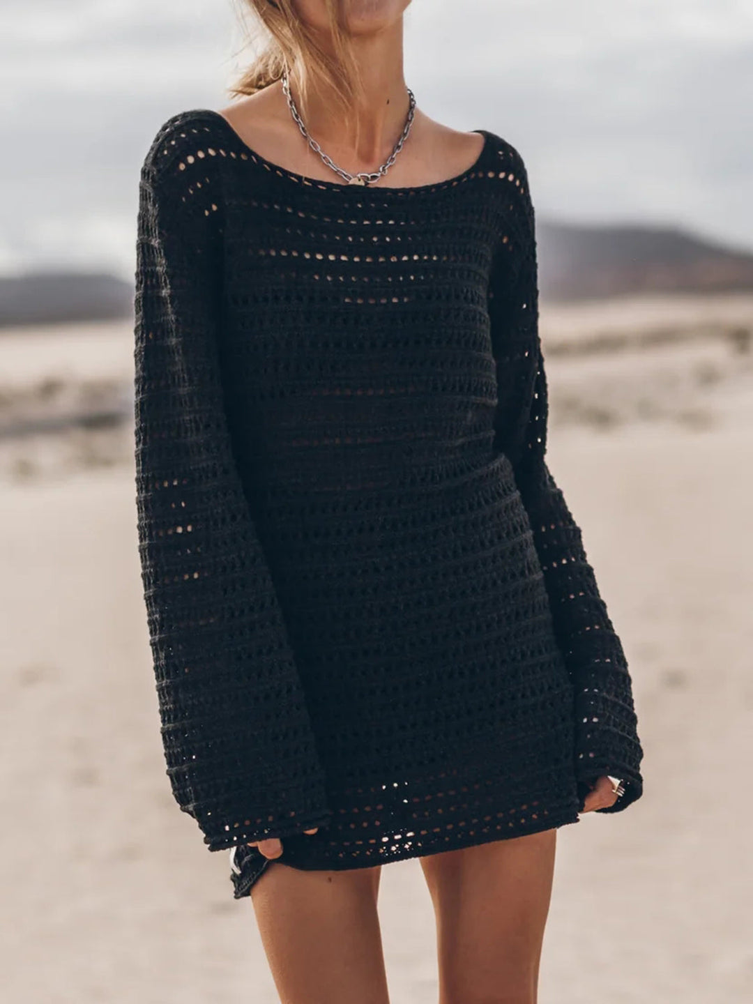 Stilla | Tied Open Back Sweater