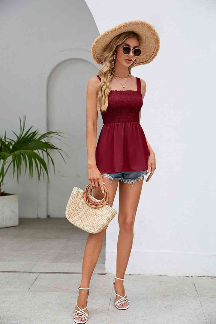 Stilla | Square Neck Babydoll Tank