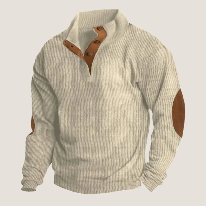 Stilla | Stilfuld Rib Pullover til Mænd