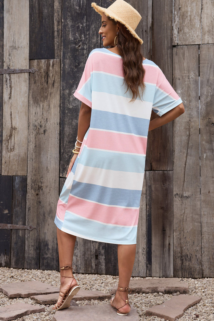 Stilla | Rund Hals T-Shirt Kjole