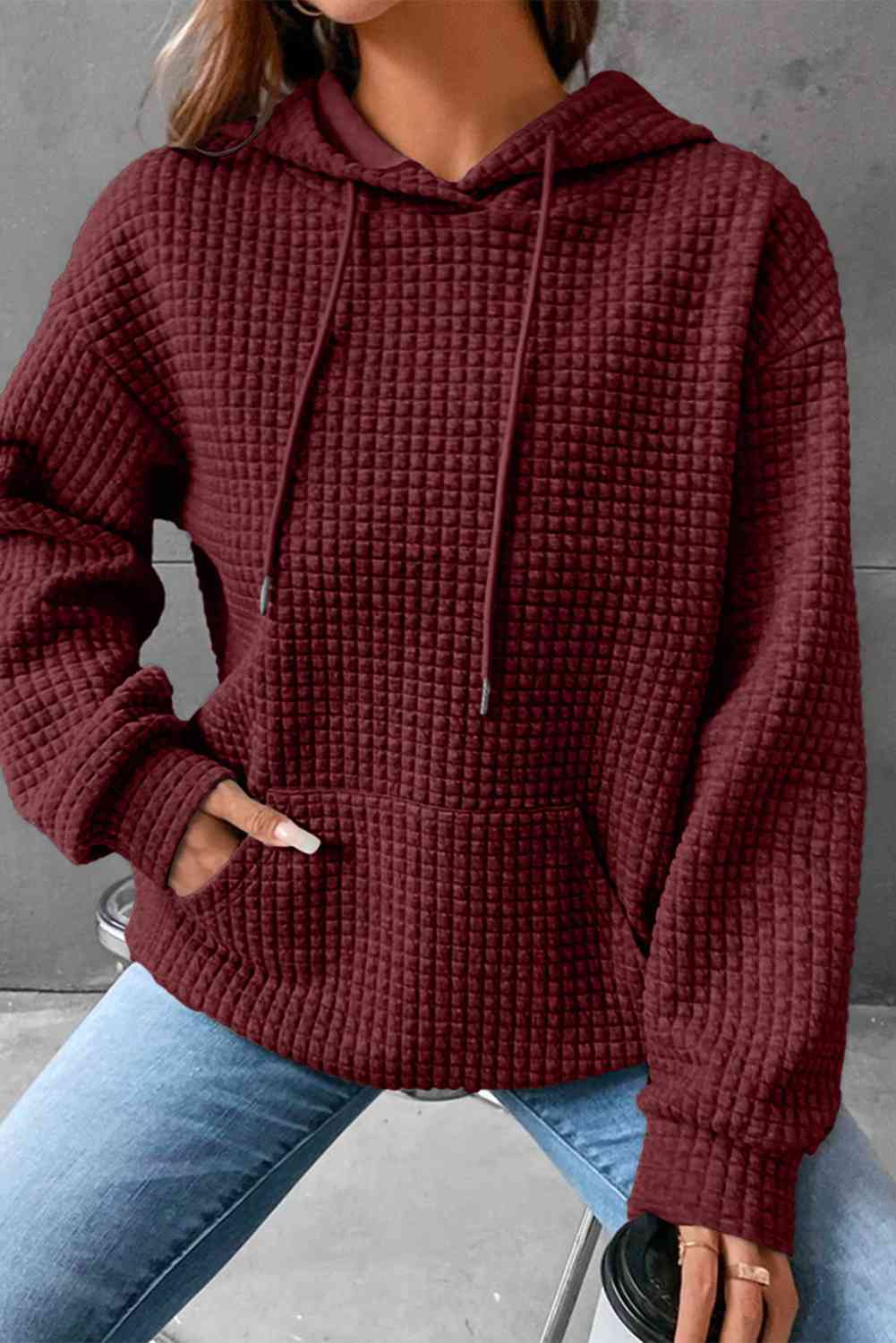 Stilla | Skulderlommepullover