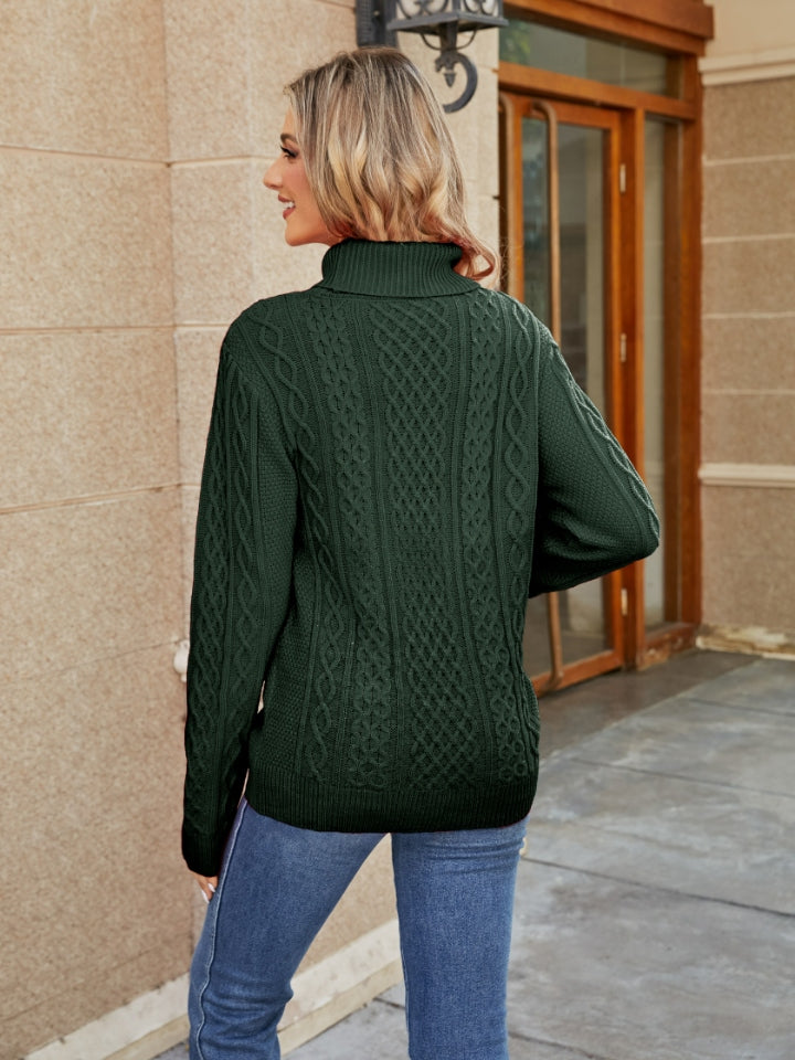 Stilla | Strikket Mock Neck Sweater
