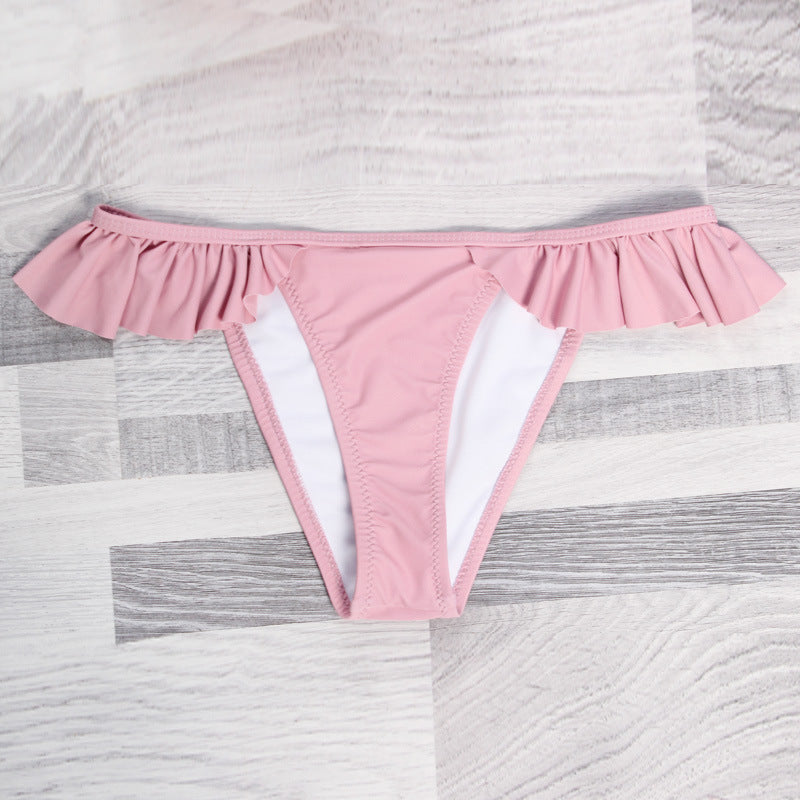 Damebikinier med fine ruffle-detaljer Skovae