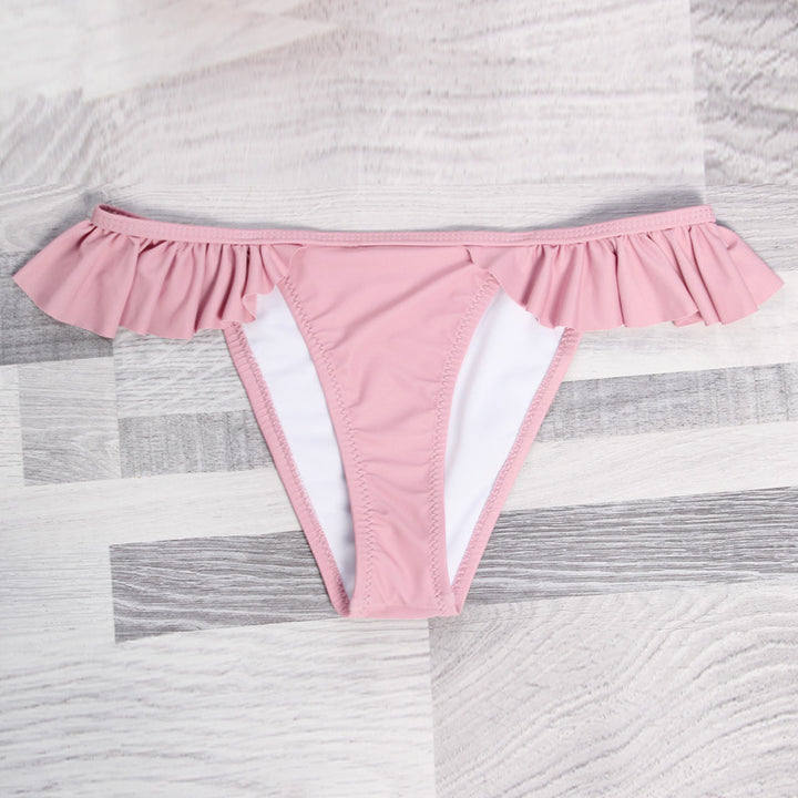 Damebikinier med fine ruffle-detaljer Skovae