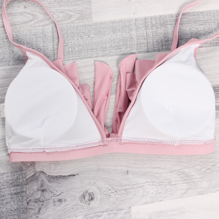 Damebikinier med fine ruffle-detaljer Skovae