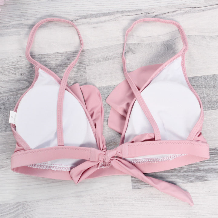 Damebikinier med fine ruffle-detaljer Skovae