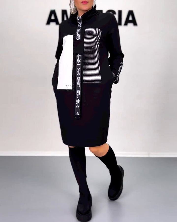 Stilla | Løs lige kjole med snor
