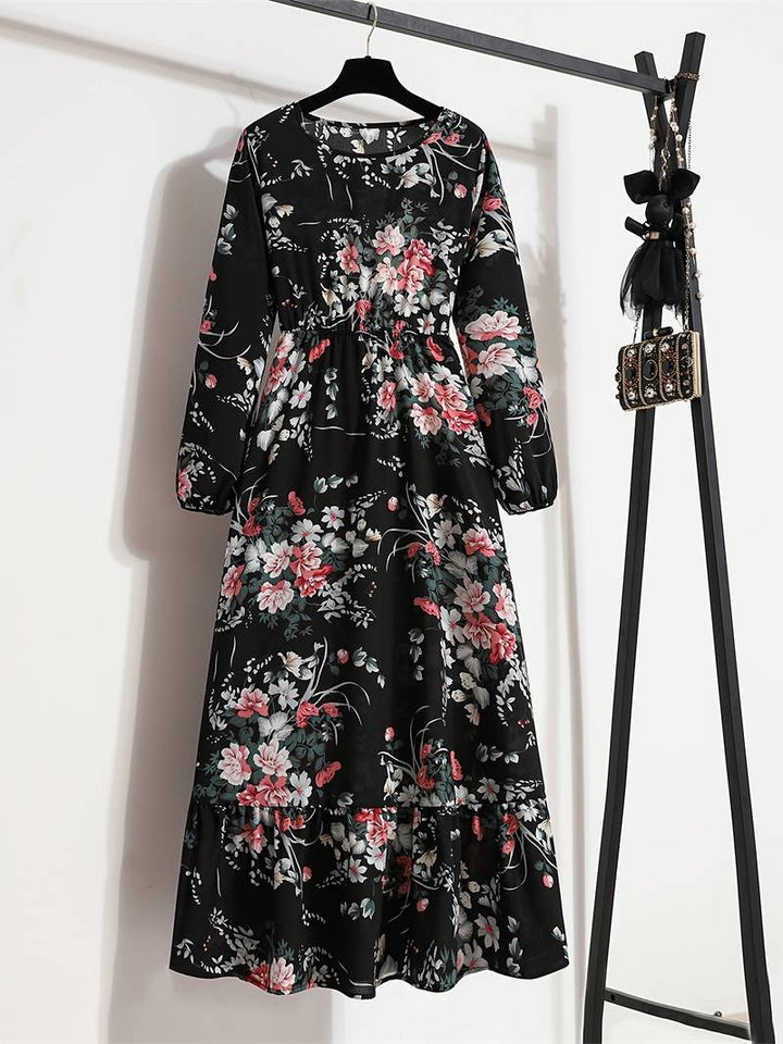 Stilla | Boheme Maxi Kjole Med Blomsterprint