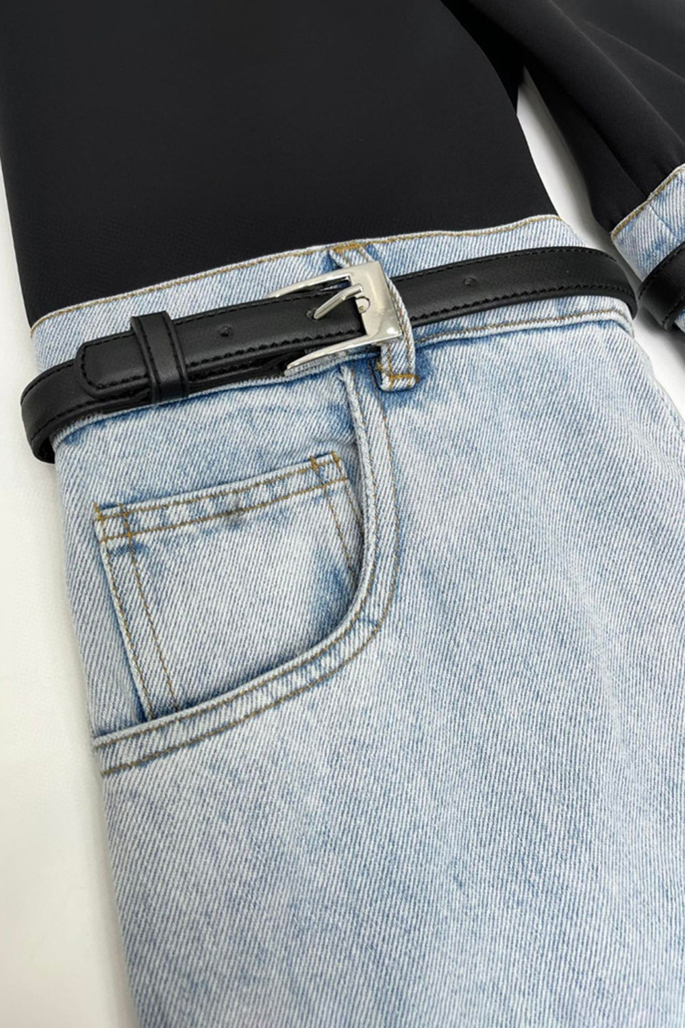 Stilla | Vaskede Jeans Med Lommer
