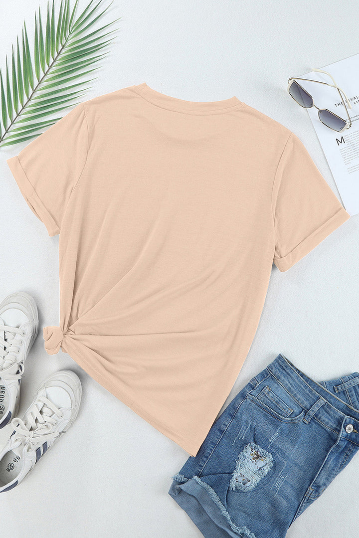 Stilla | PIGE Rund Hals Kort Ærme T-Shirt