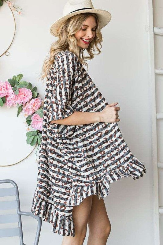 Stilla | Print Hi-lo Ruffle Ydertøj
