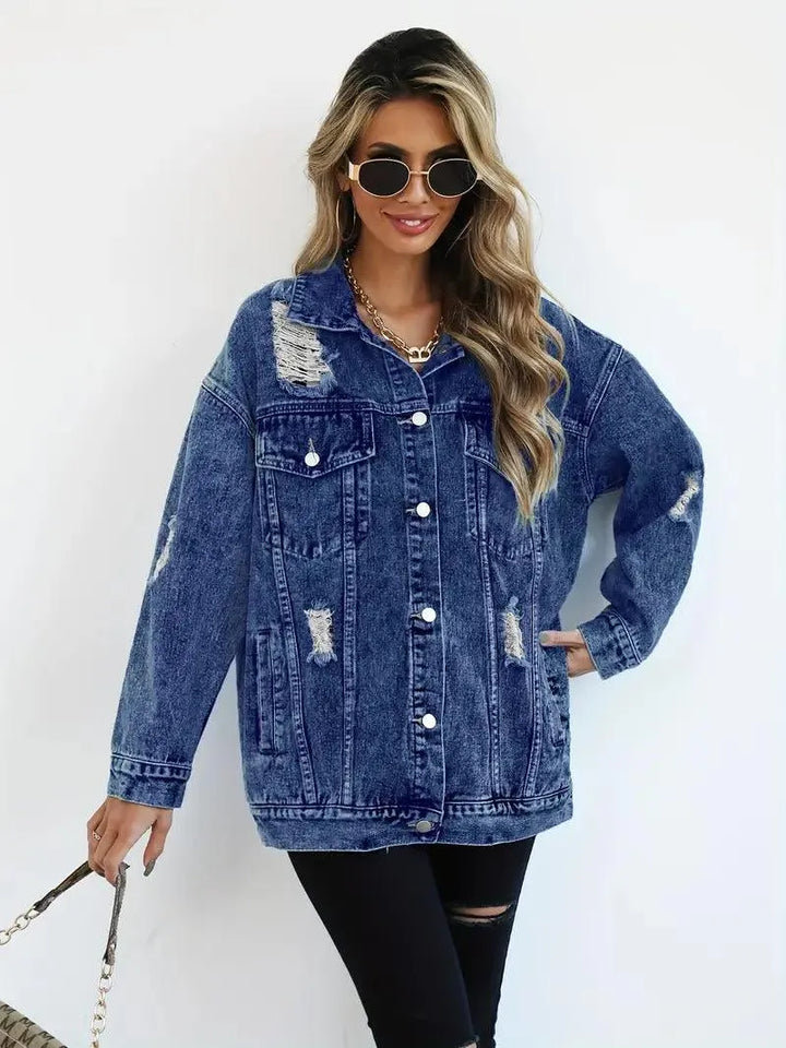 Stilla | Oversized Jeansjakke til damer