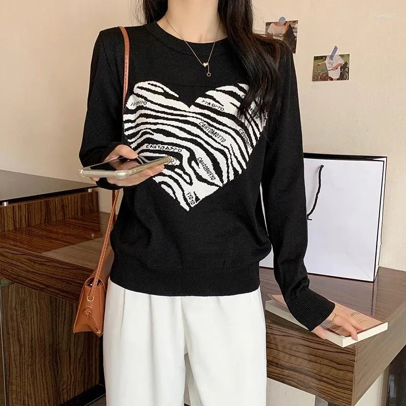 Stilla | Pullover med hjerteprint