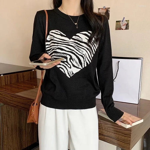 Stilla | Pullover med hjerteprint