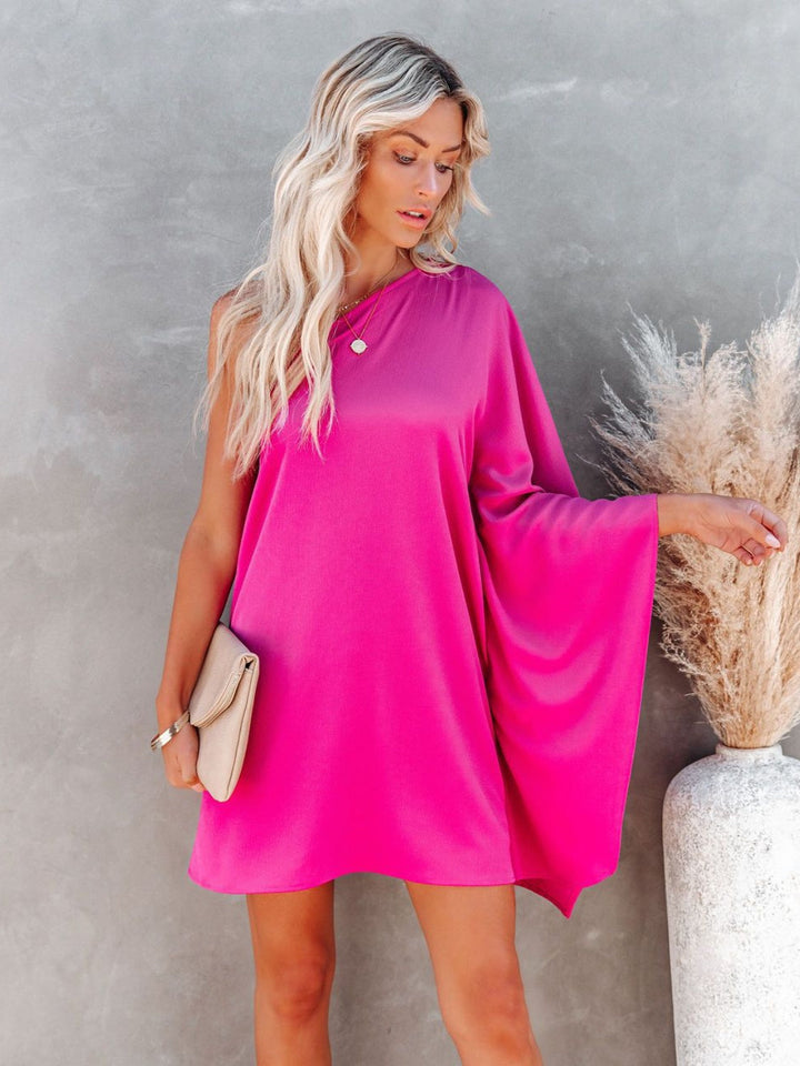 Stilla | Skulder Kimono Ærme Mini Kjole