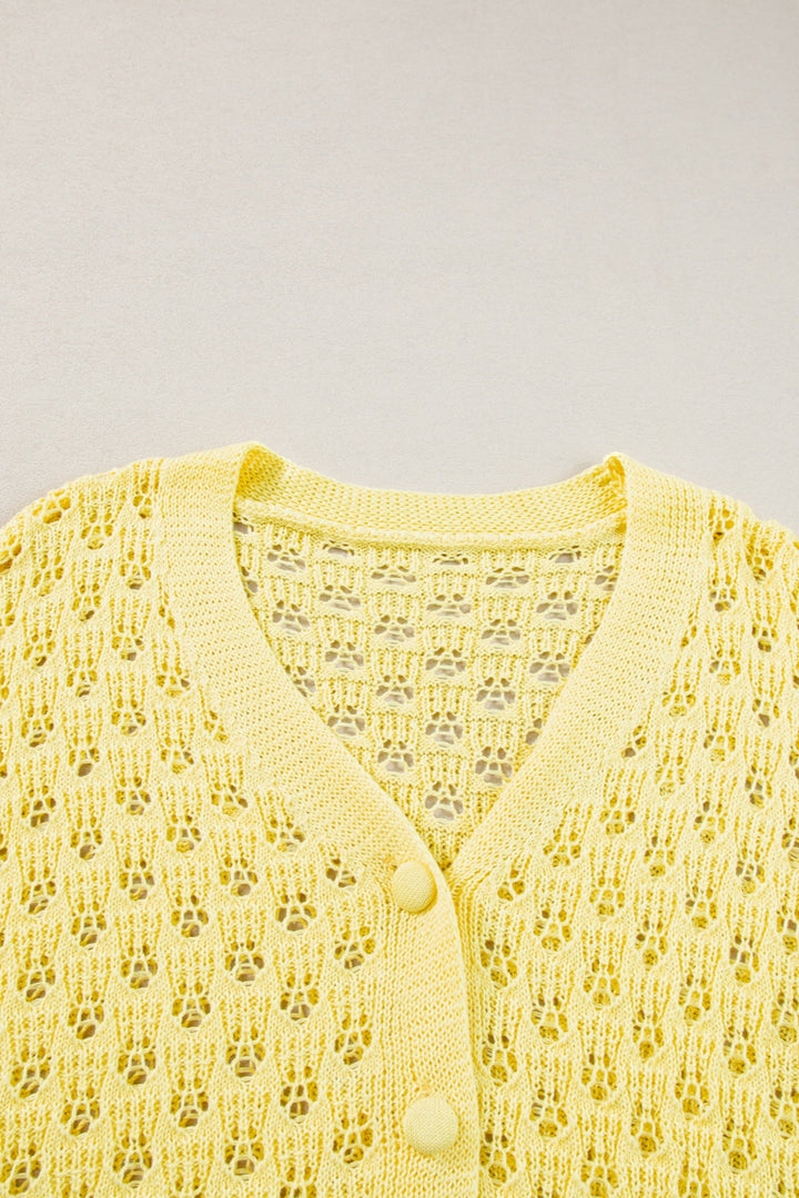 Stilla | V-hals langærmet cardigan