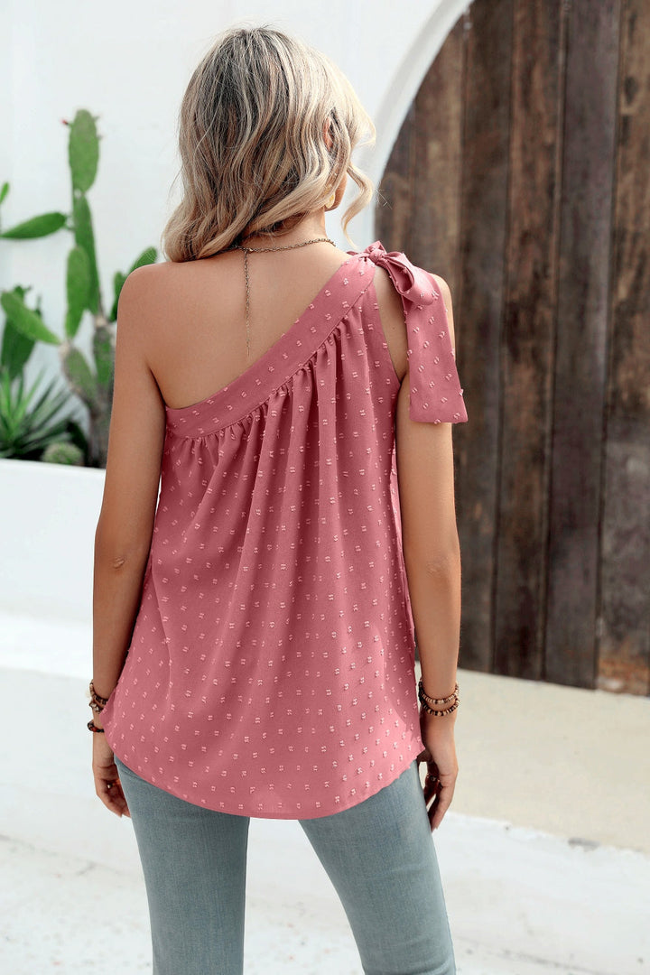 Stilla | Dot Single Shoulder Tank