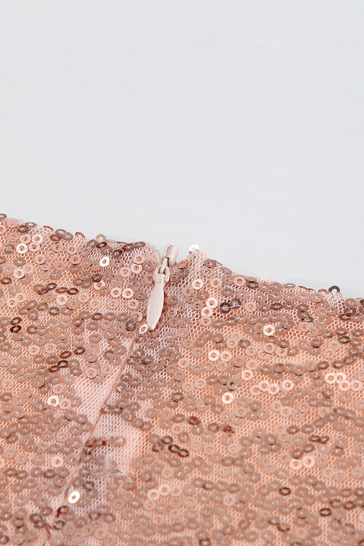 Stilla | Størrelse Paillet Spliced Maxi Kjole