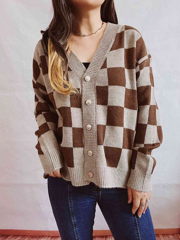 Stilla | Åben Front Knap Cardigan