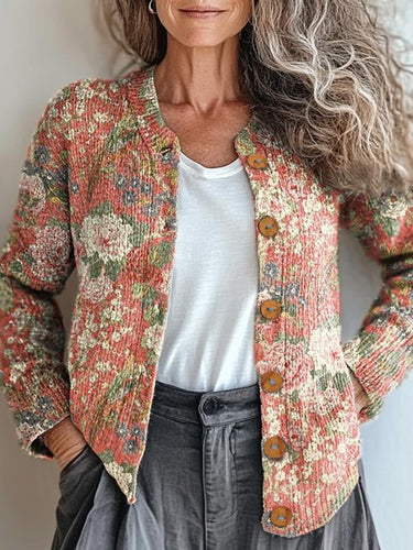 Stilla | Vintage Blomsterjakke