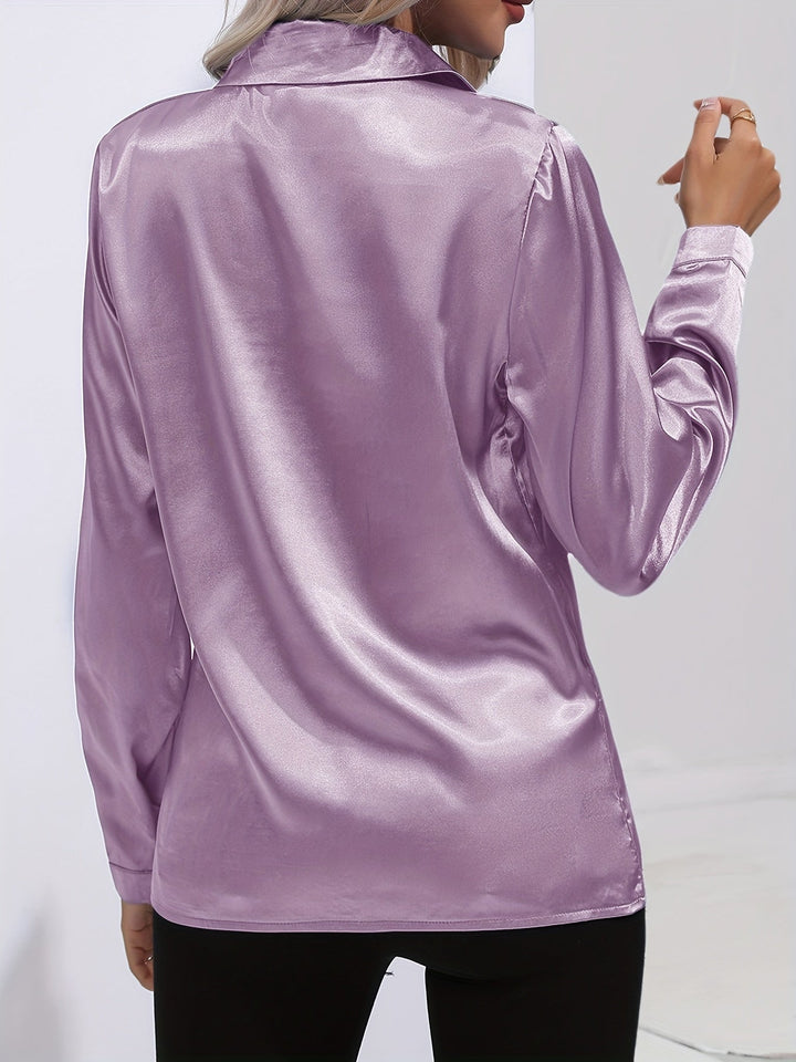 Stilla | Elegant Satinbluse