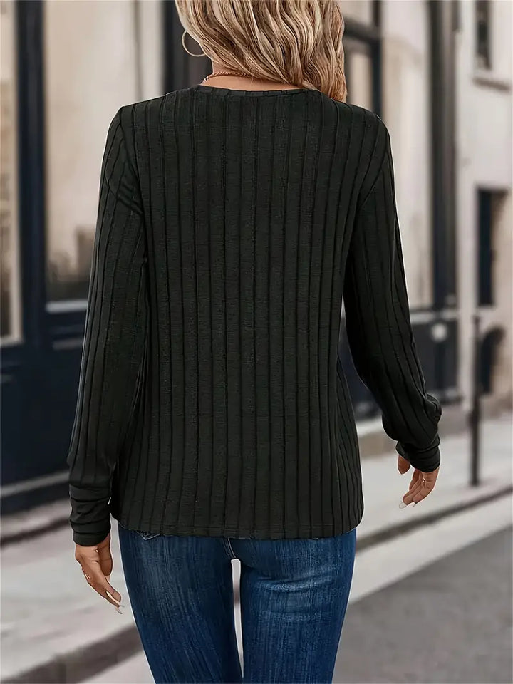 Stilla | Casual Top Med Lange Ærmer