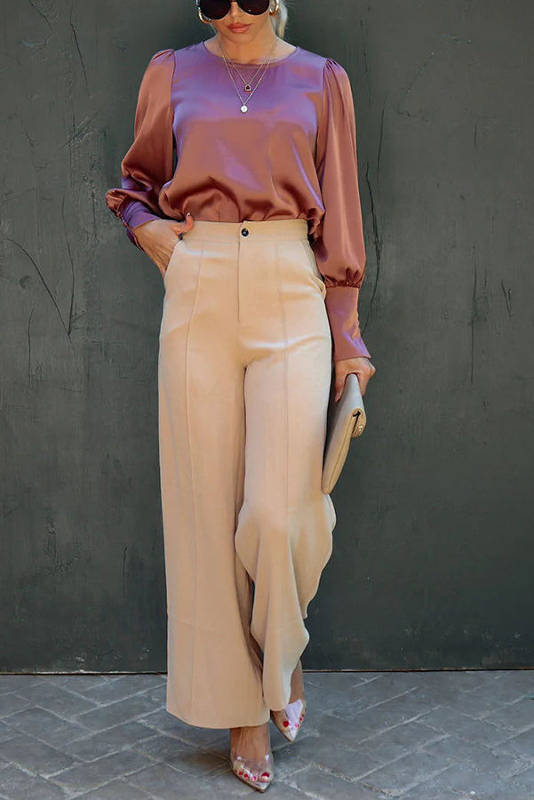 Stilla | All Ever Need Satin Langærmet Bluse