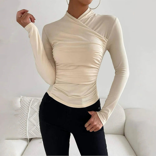 Stilla | Elegant Vinkeldress Med Lange Ærmer Til Damer