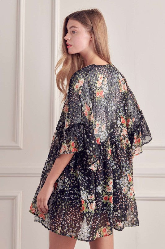 Stilla | Print Volantærmekimono