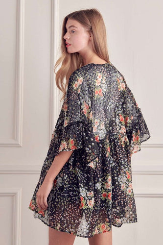Stilla | Print Volantærmekimono