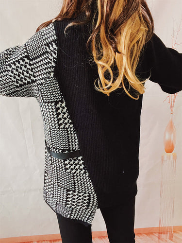 Stilla | Højhalset Langærmet Slids Sweater